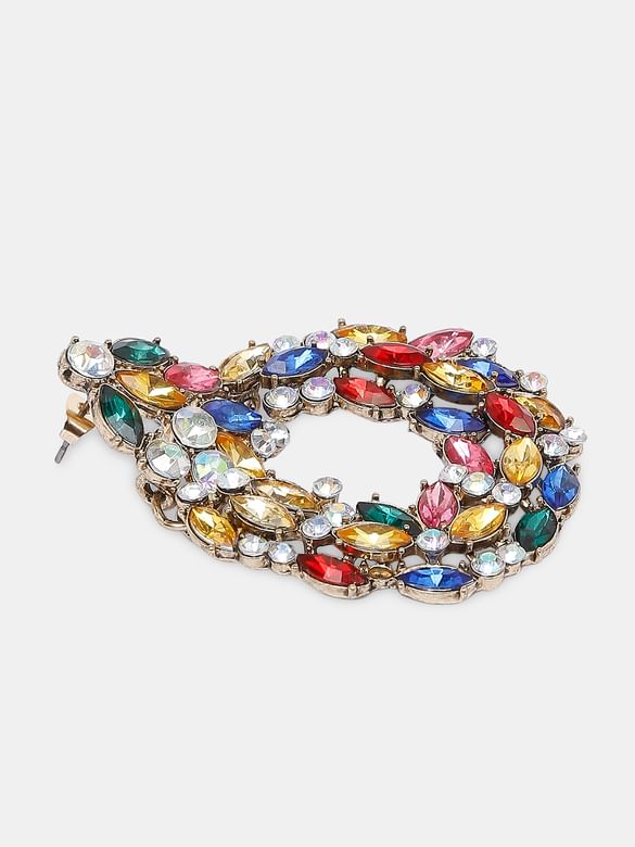 Multicolour Stone Earrings
