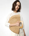 Beige Straw Bag