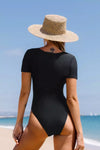 Online swimsuit store - Black one piece swimsuit online - shop womens swimming costume at The Beach Company India
