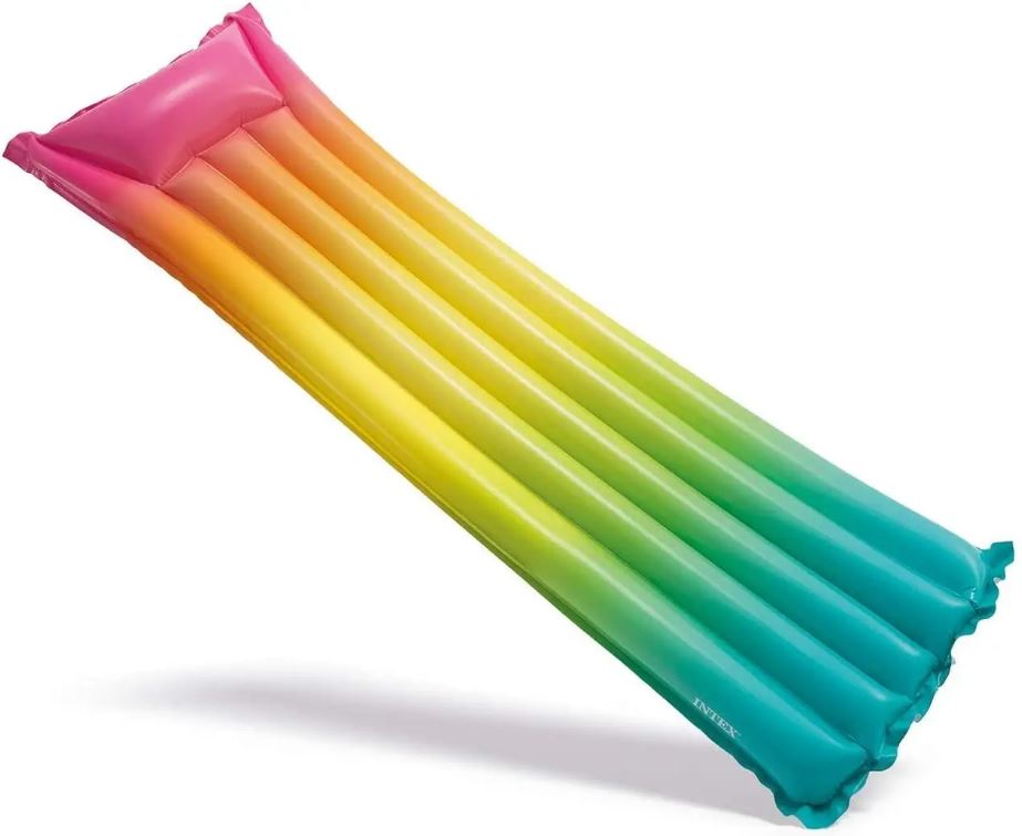 Inflatable Matte Rainbow Ombre Inflatable Mat – The Beach Company
