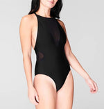 Mesh Panel Swimsuit (Non-Padded)