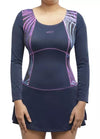 Purple Panel Print Skirtini
