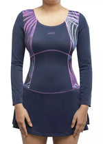 Purple Panel Print Skirtini