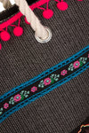Multicolored Tassel Woven Bag