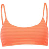Neon Orange Crop Bikini Set