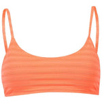 Neon Orange Crop Bikini Set