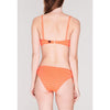 Neon Orange Crop Bikini Set