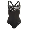 Slazenger Black V Neck Twist Swimsuit