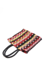 Beaded Colorblock Satchel