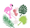 Flamingo Coconut Leaves Garland