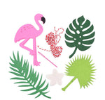 Flamingo Coconut Leaves Garland