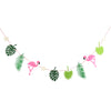 Flamingo Coconut Leaves Garland