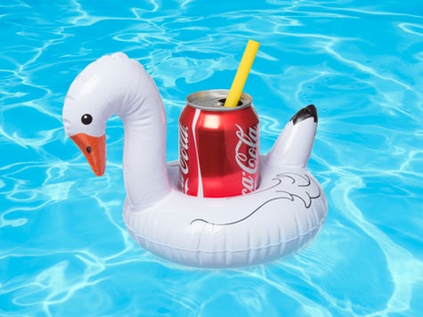 Inflatable Swan Drink Holder (Pack of 2)