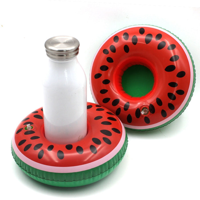 The Beach Company - Shop Inflatable drink holder online - Drink holder for beach - Drink holder for swimming pool - watermelon Design drink holder - inflatable watermelon drink holder