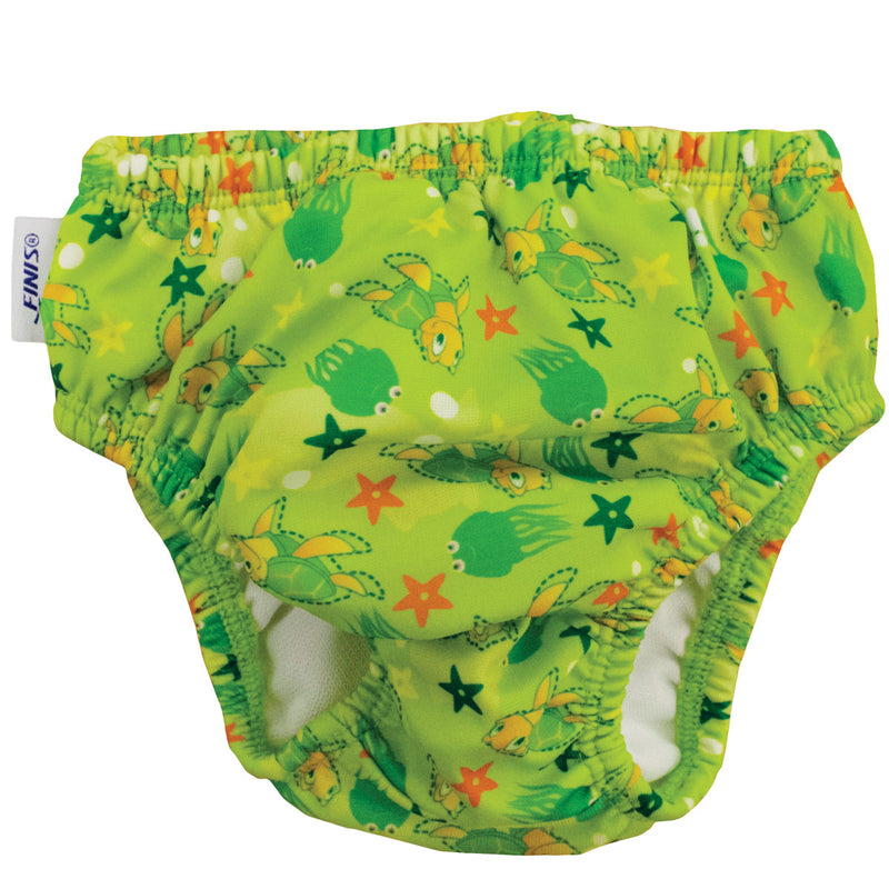 Finis Swim Diaper Turtle Green