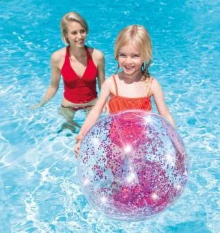 Glitter Beach Ball 28"