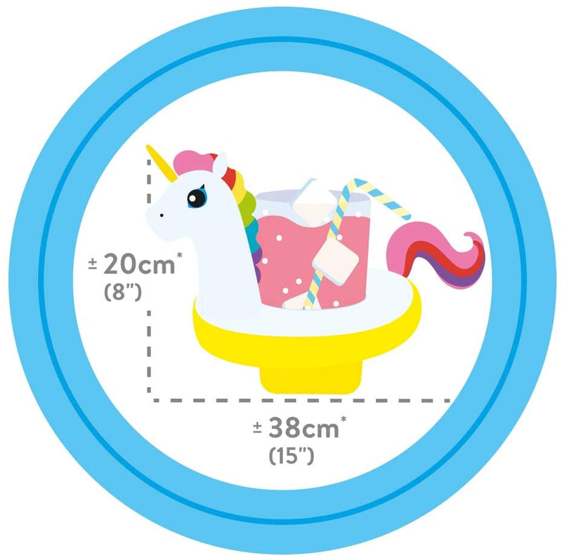 Unicorn Inflatable Drink Holders (Pack of 3)