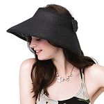 Wide Brim Roll-Up Straw Hat