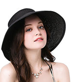 Wide Brim Roll-Up Straw Hat