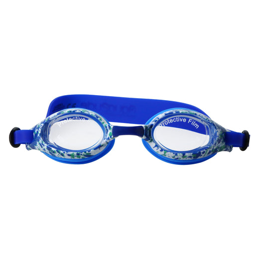 Blue Splatter Printed Swim Goggles I The Beach Company India