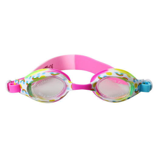 rainbow print cute swimming goggles for girls online delhi mumbai
