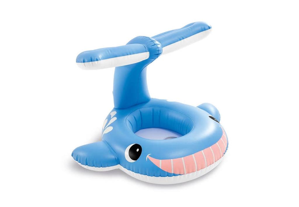 The Beach Company - Shop Pool Floats and Loungers Online - Swimming pool toys - Swimming games - The Beach Company India Online - Shop Swim Floats online - Whale Shaded Baby Float Online - Kids float online