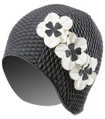 Floral Bubble Swim Cap