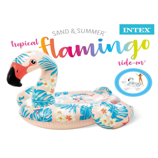 Tropical Flamingo Ride-On