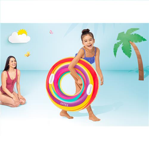 Swirly Whirly Inflatable Pool Tube 36"
