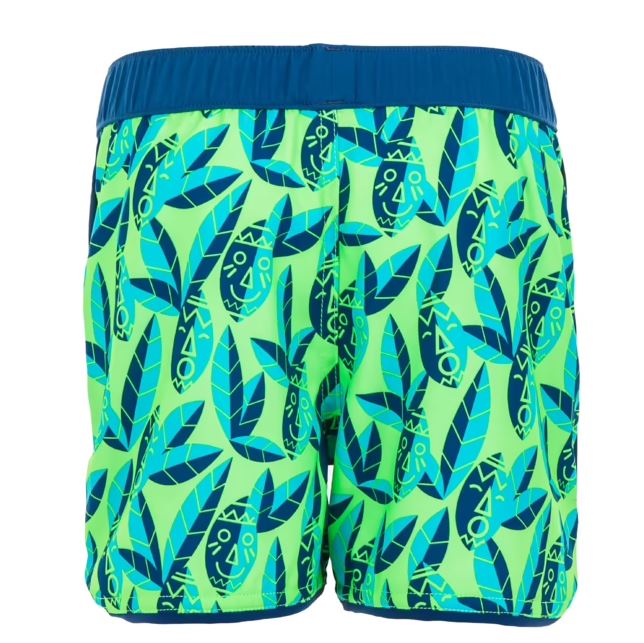 The Beach Company India - Buy Boys swimming shorts online - Green Print Swimming Shorts - boys swim shorts - swimwear for young boys