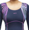 Purple Panel Print Skirtini