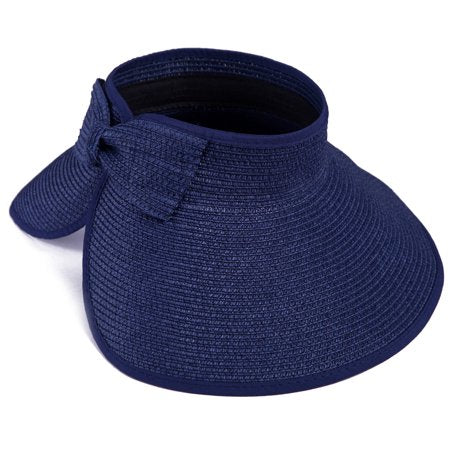 Wide Brim Roll-Up Straw Hat