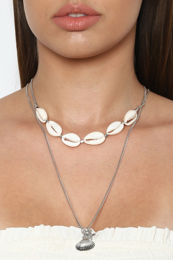 Seashell Layered Necklace