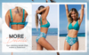 Boho Rhapsody V Neck High Waist Bikini Set