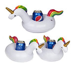 Inflatable Unicorn Drink Holder (Pack of 3)