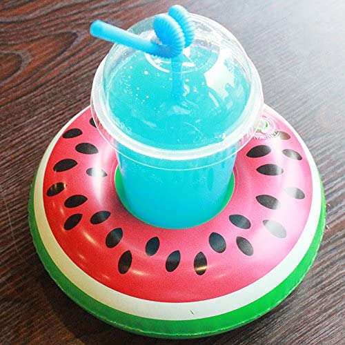 The Beach Company - Shop Inflatable drink holder online - Drink holder for beach - Drink holder for swimming pool - watermelon Design drink holder - inflatable watermelon drink holder
