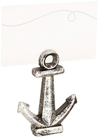 Nautical Anchor Place Card Holders (Pack Of 6)