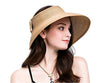 Wide Brim Roll-Up Straw Hat