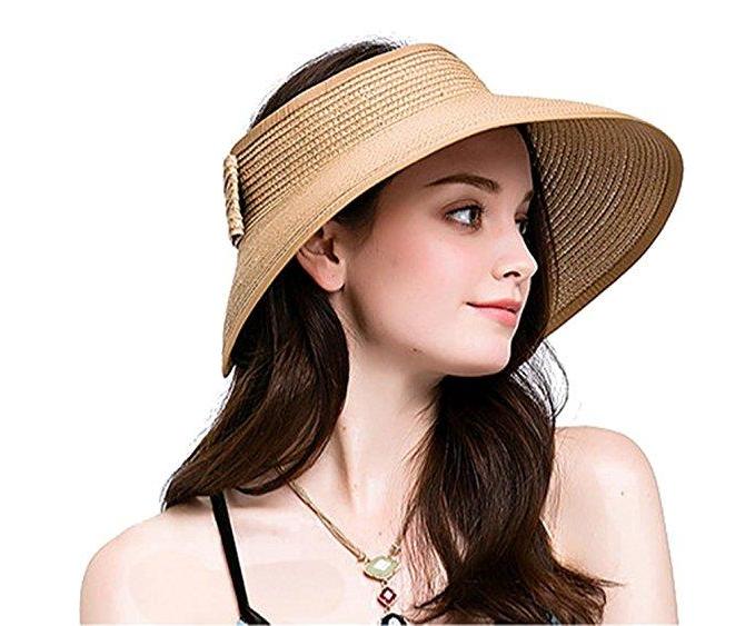 Wide Brim Roll-Up Straw Hat