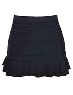 High Waisted Tummy Control Ruched Swim Skirt