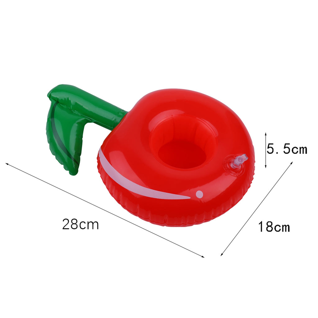 The Beach Company - Inflatable drink holder - Buy swimming pool Floats Online - Cherry Drink holder for Swimming pool and Beach