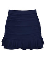 High Waisted Tummy Control Ruched Swim Skirt