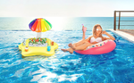 Colorful Umbrella Inflatable Floating Serving Tray