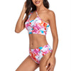 Tie Dye Mid Waist Bikini Set