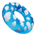Cloud Print Inflatable pool ring- comfortable swimming pool float - Swimming pool floats and loungers for kids and adults online - beach company