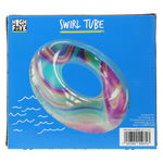 Swirl Print Inner Tube Pool Float