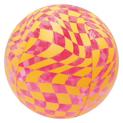 The Beach Company - Shop pool balls online - Fancy Printed beach ball - Pool and beach toys for kids - Checkered print beach ball - Kids pool party ideas