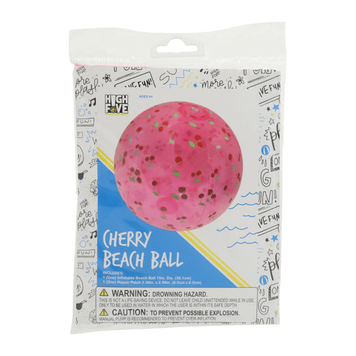 The Beach Company - Shop pool balls online - Fancy Printed beach ball - Pool and beach toys for kids - Cherry printed beach ball - Kids pool party ideas