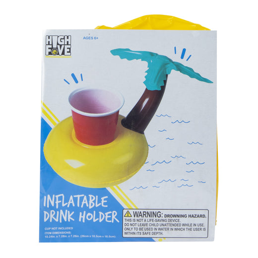 Palm Tree Inflatable Drink Holder (pack of 2)