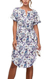 Floral Print Belted Sundress (M Only)